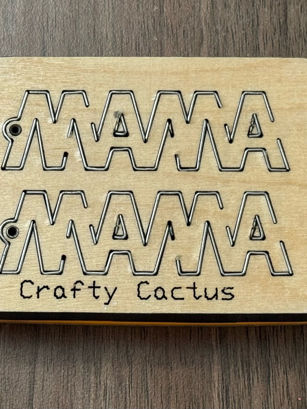 'MAMA' Sizzix Die for Earring Making